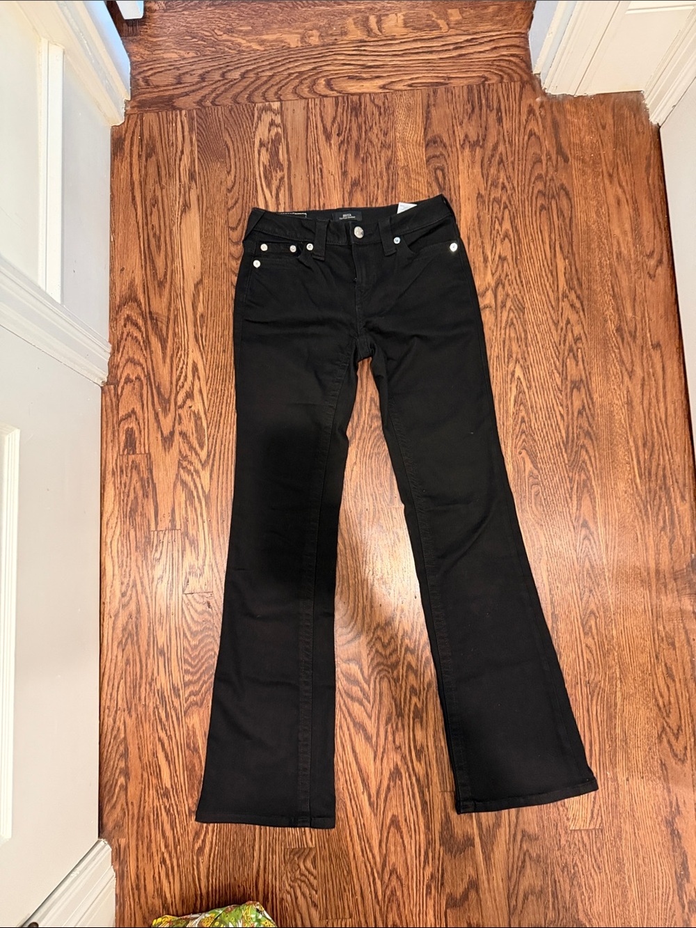 True Religion Becca Black Flare Jeans ANTHROPOLOGIE